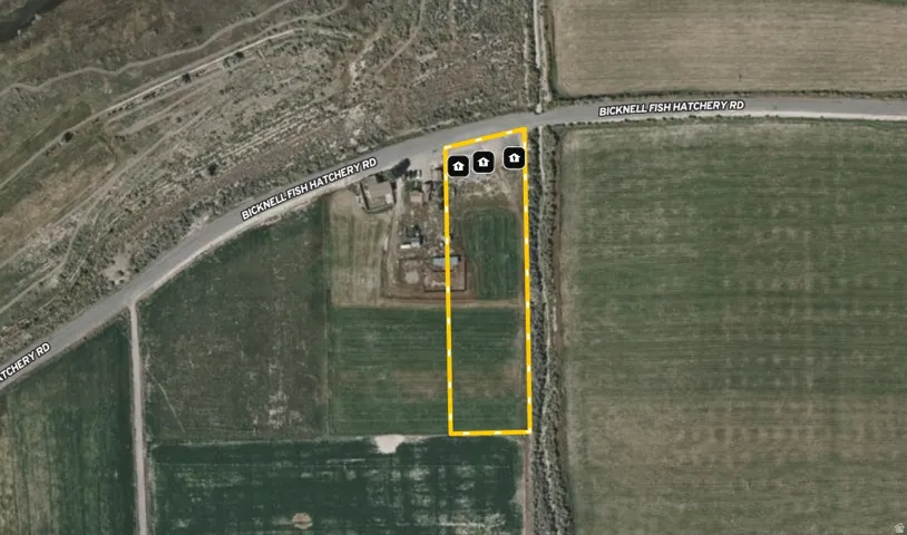Map / location featuring property parcel outlined