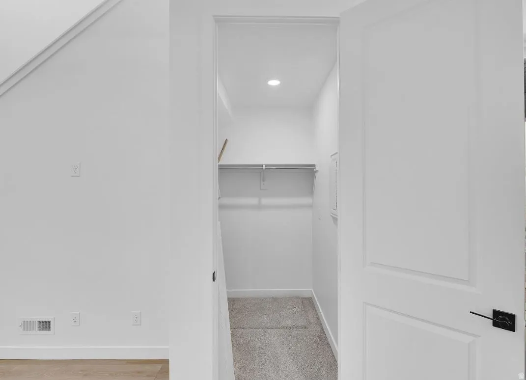 View of spacious closet