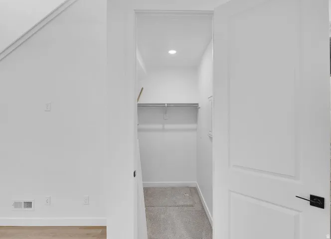 View of spacious closet