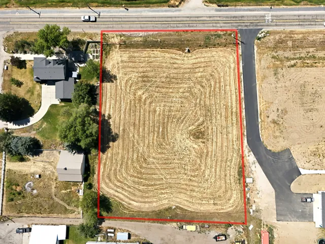 Expansive cleared lot with defined boundaries