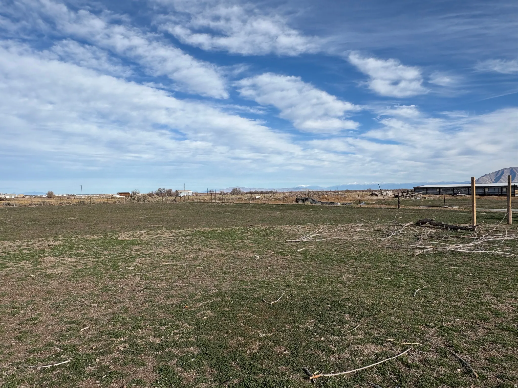 View of yard with a rural view