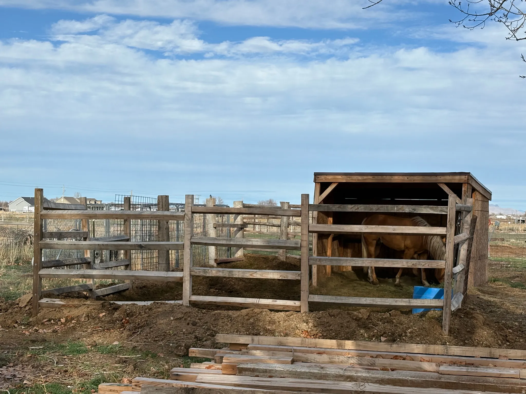 View of stable