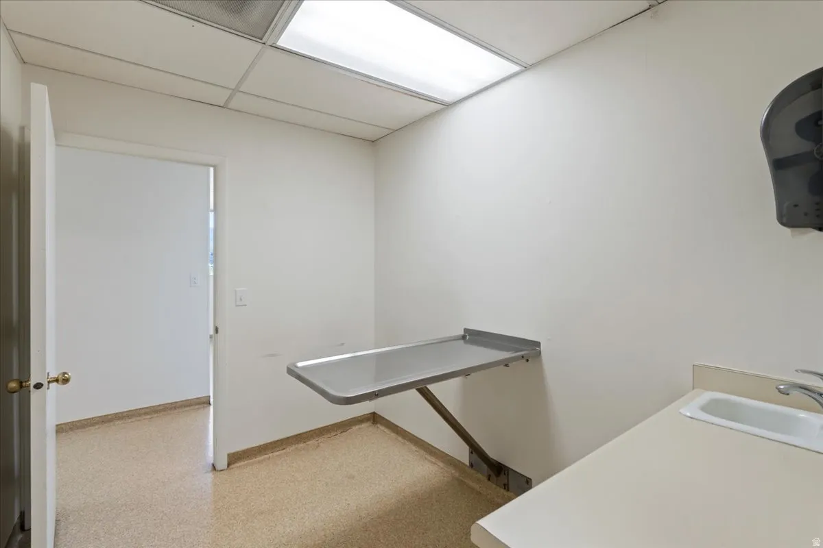 Laundry area featuring a sink