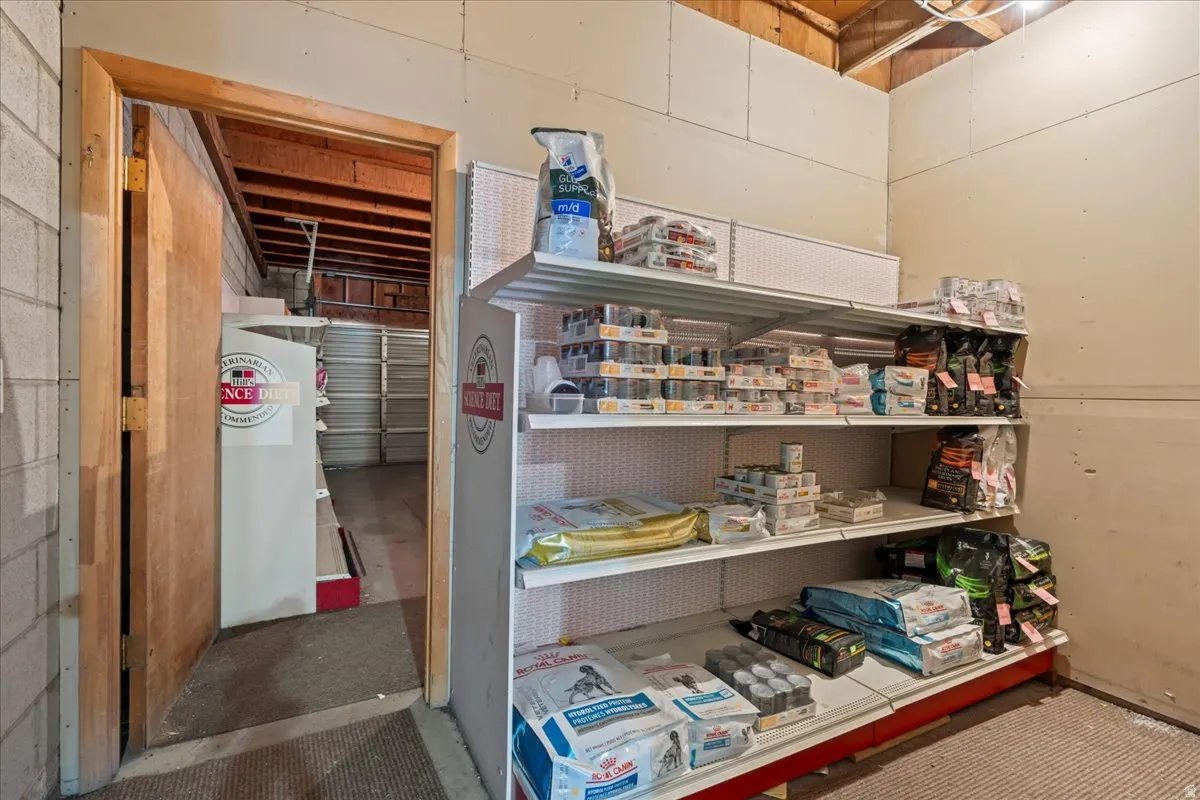 View of storage area