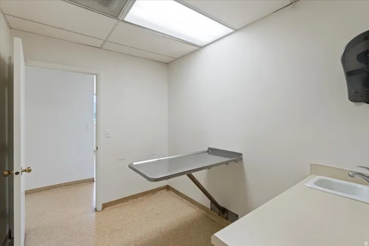 Laundry area featuring a sink
