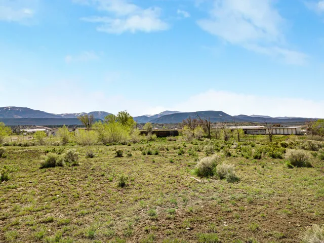 Mountain view with rural landscape