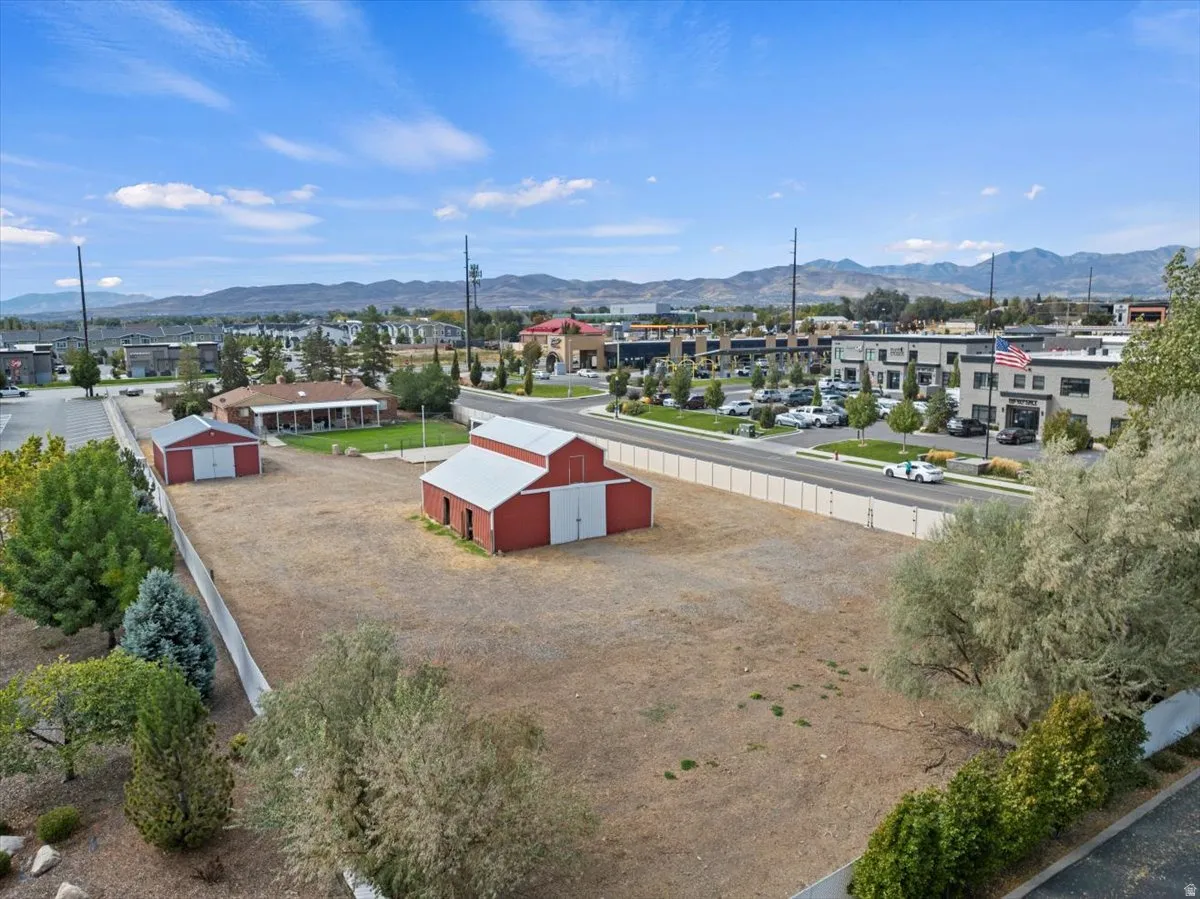 Aerial view of mountains