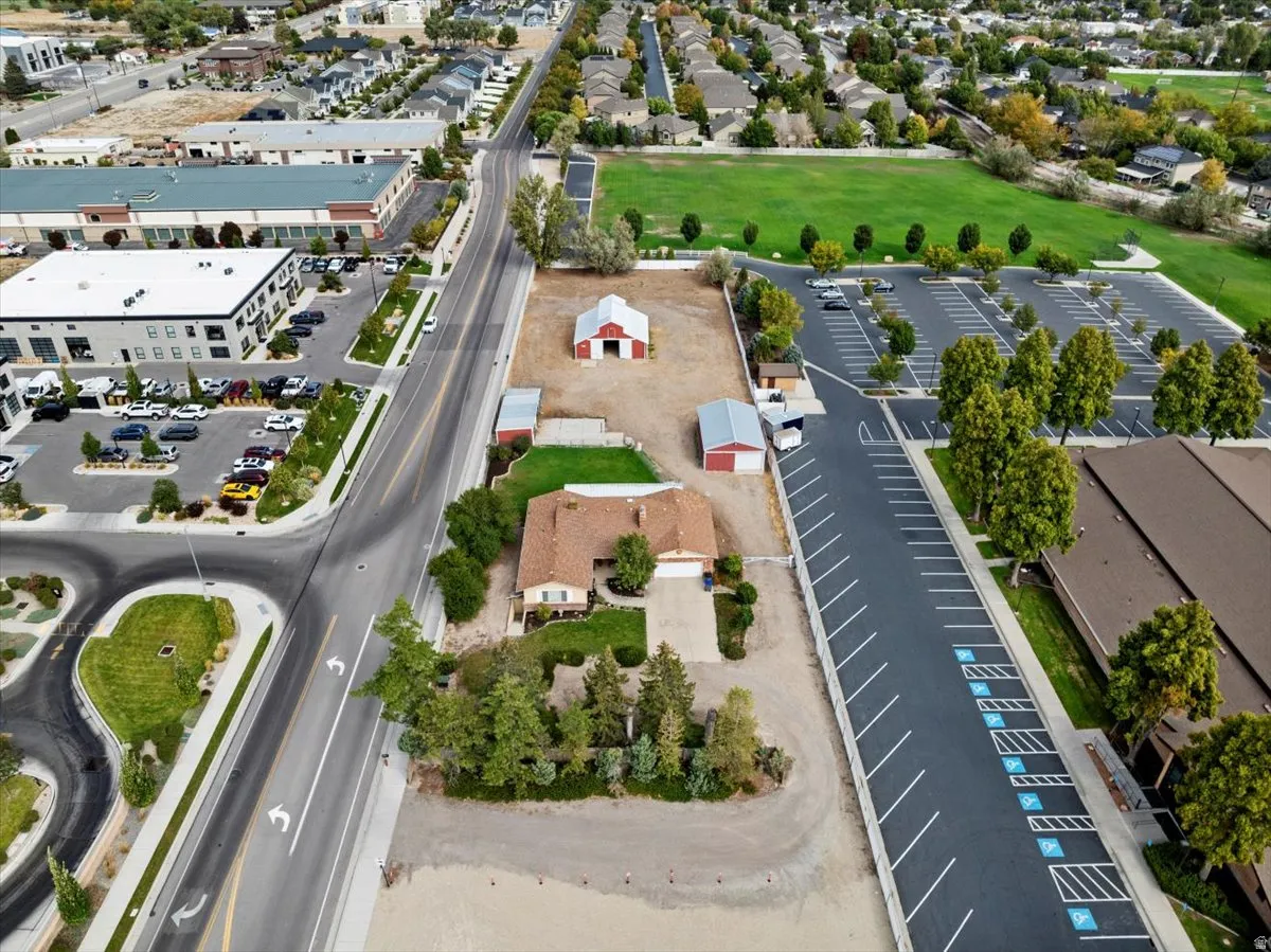 Aerial overview of property's location