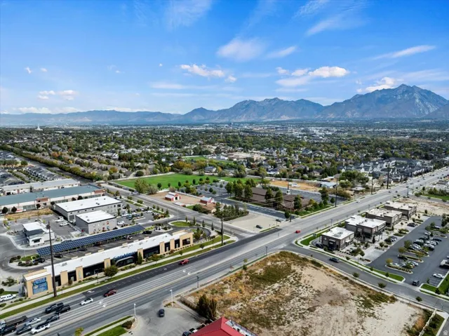 Drone / aerial view of mountains