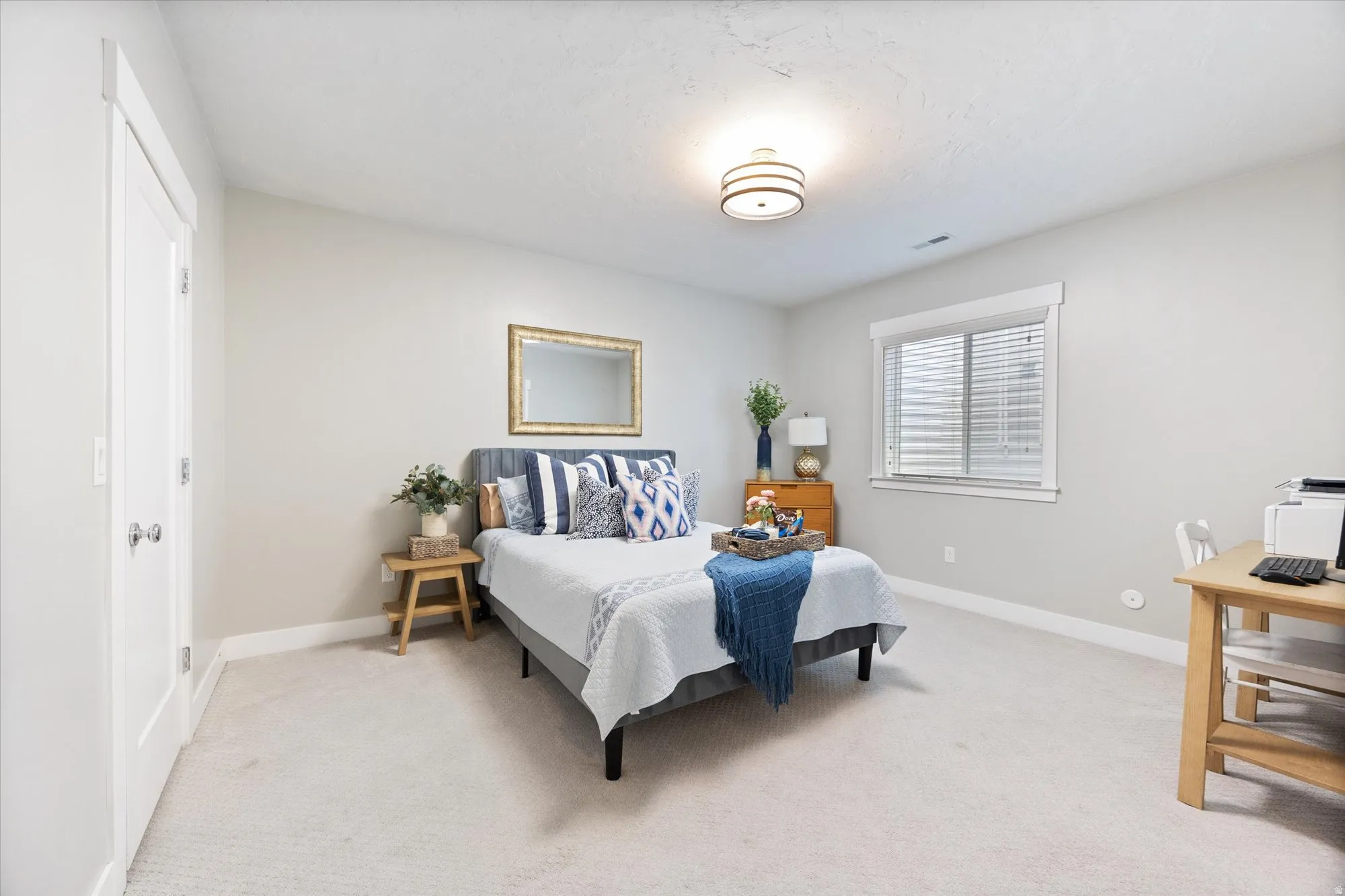 Bedroom #5 features a walk in closet and access to a full bath - perfect for a guest suite!
