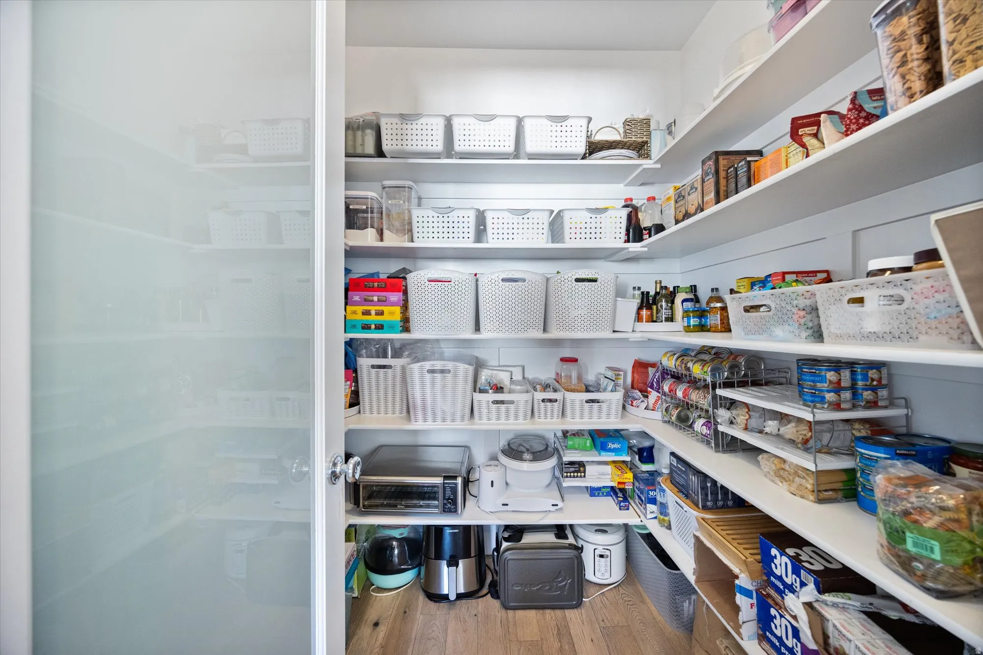 Large pantry with so much storage