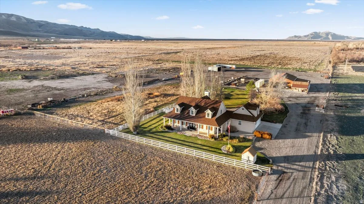 View of rural area with mountains