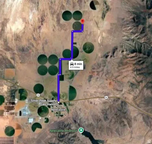 Aerial overview of property's location