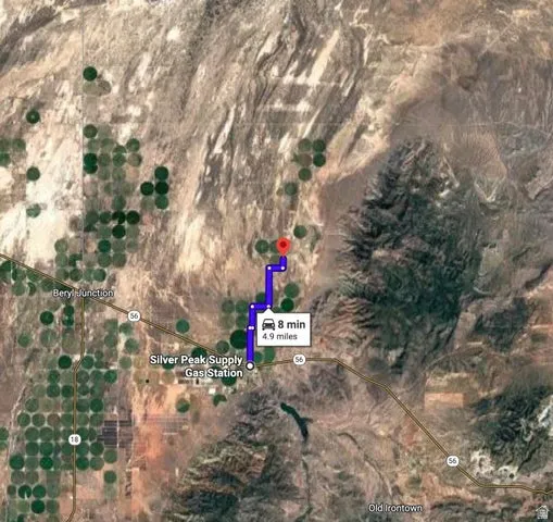Aerial view of property's location