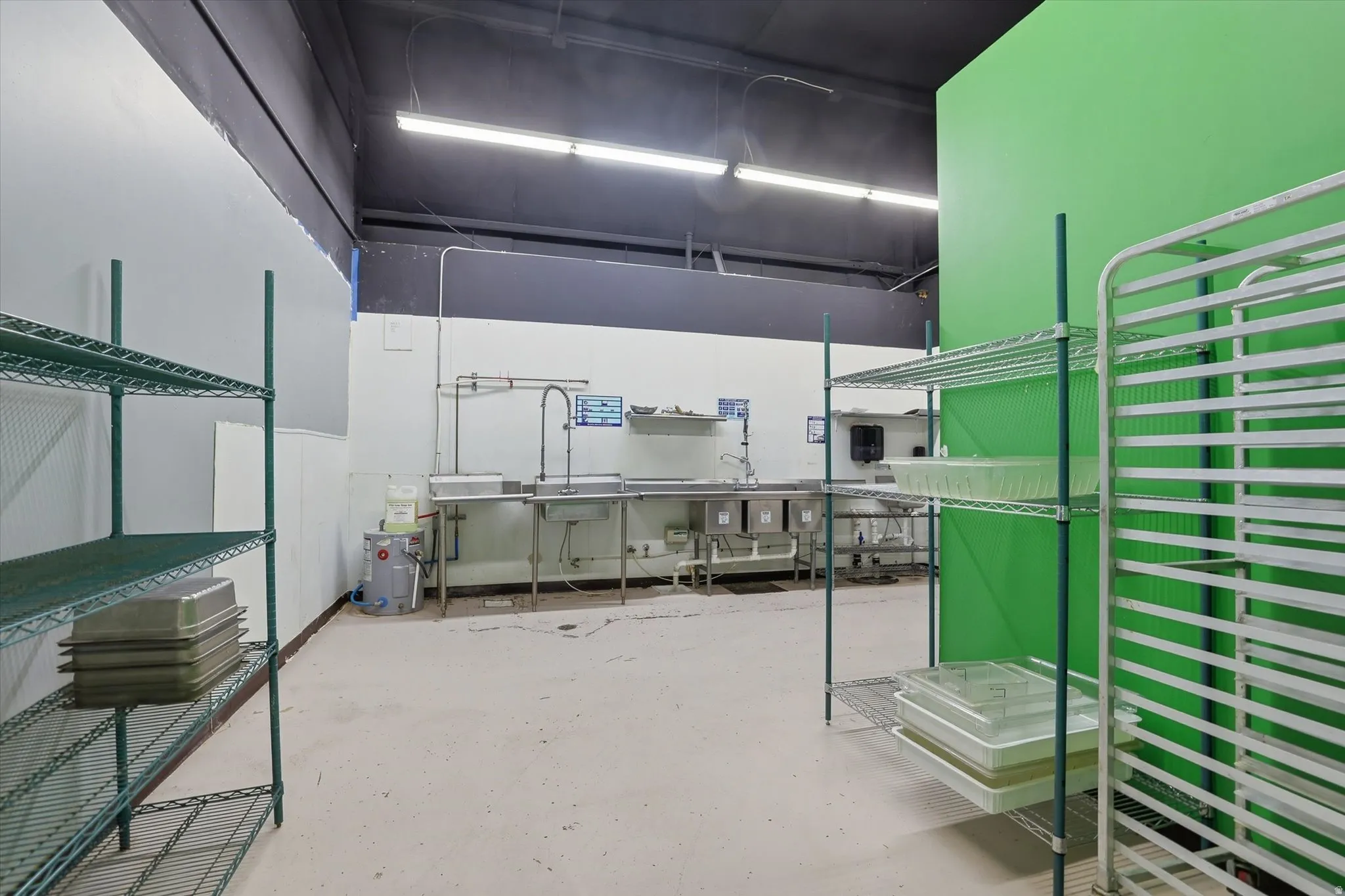 Interior space with a sink