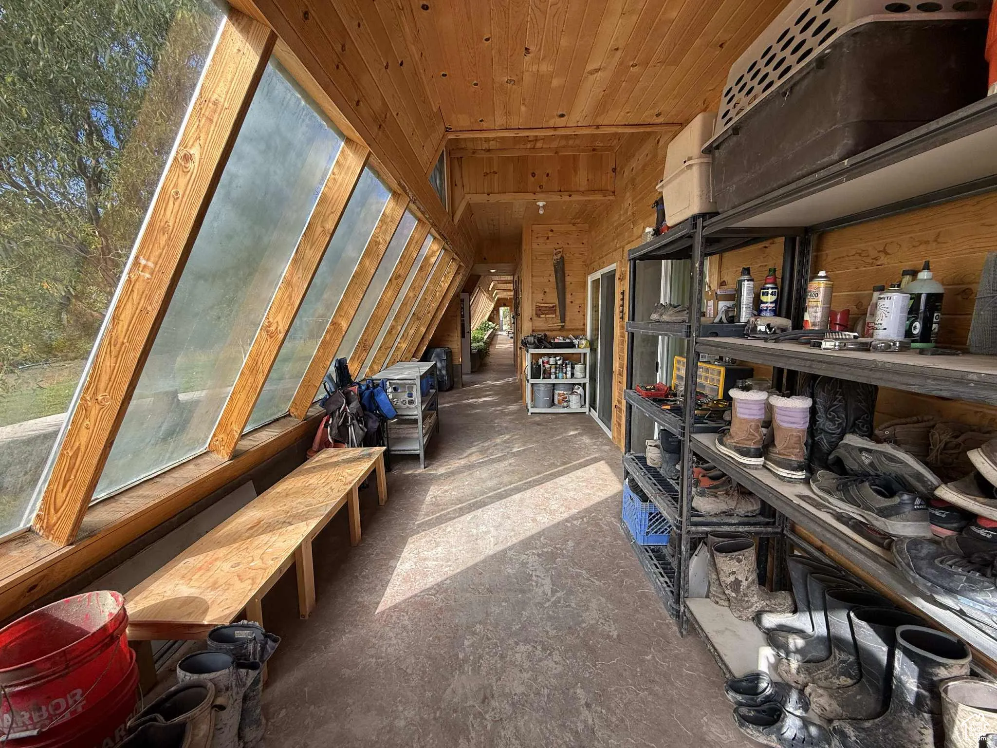 View of storage room