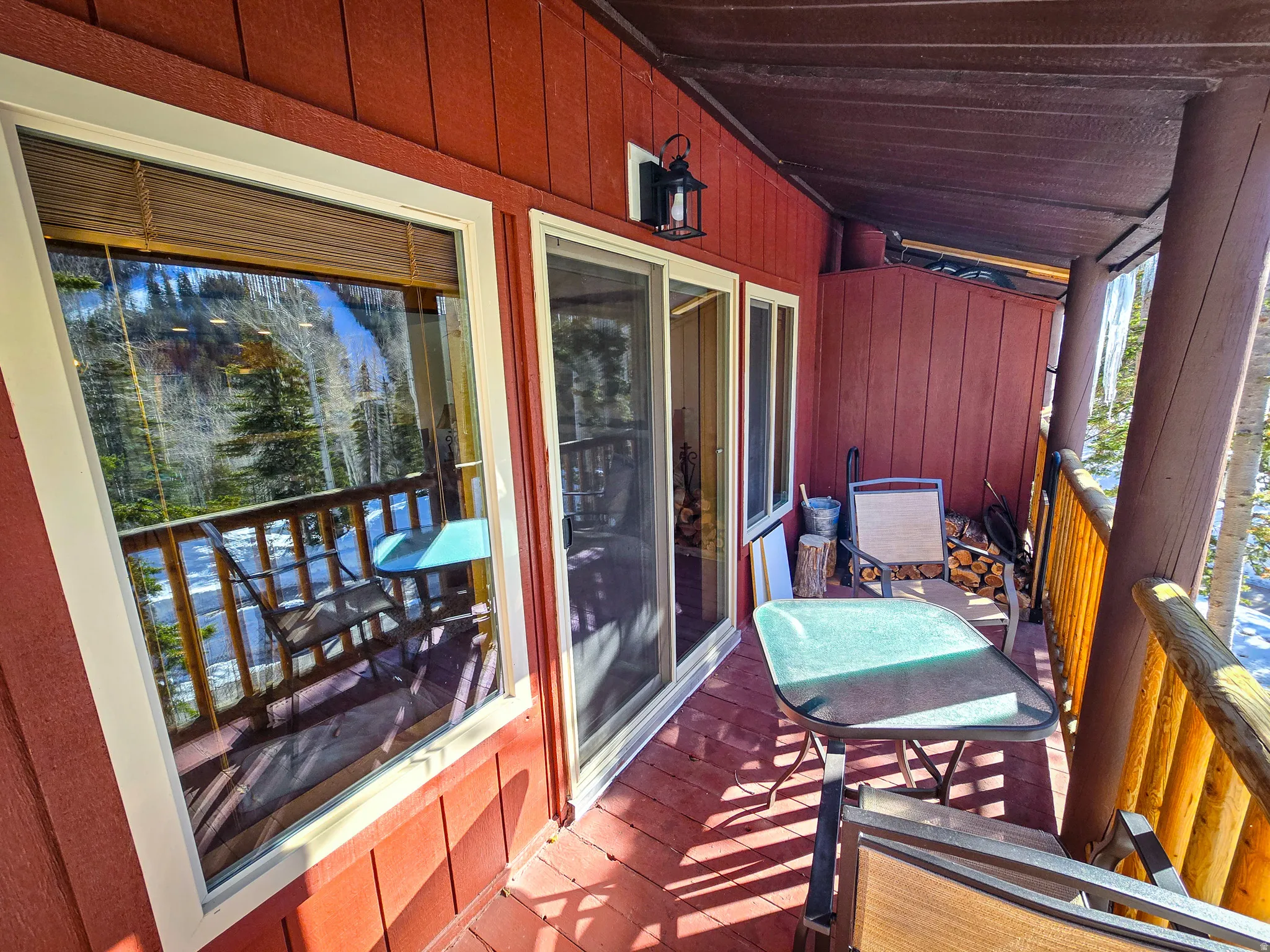 View of deck