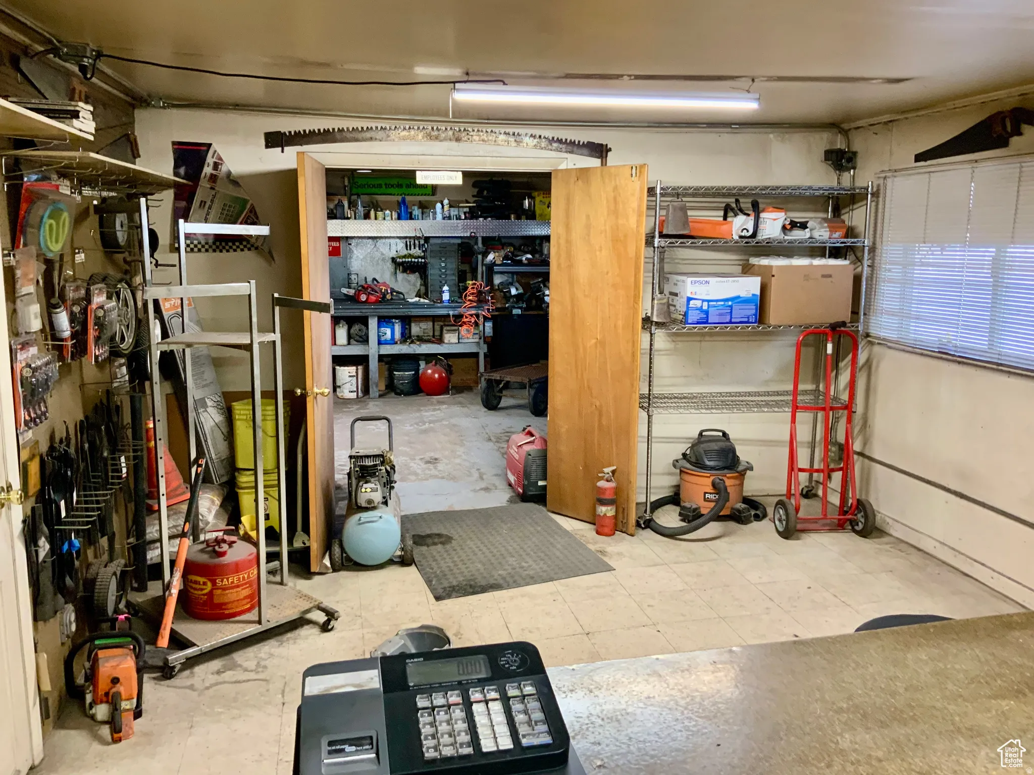 View of storage area