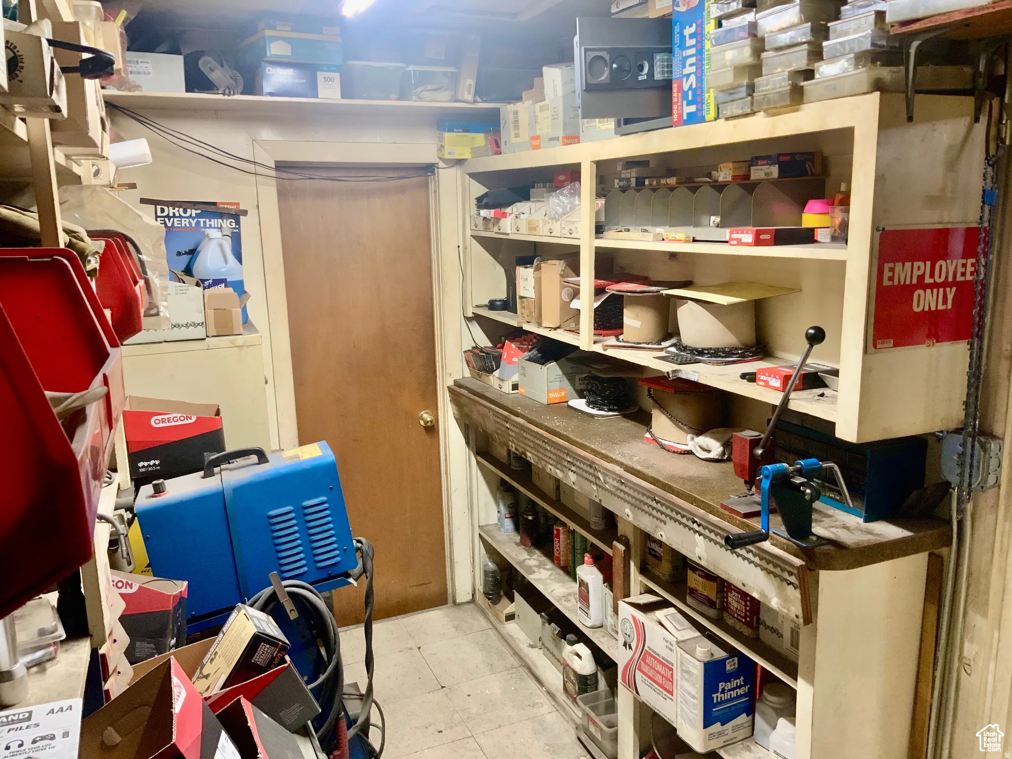 View of storage area