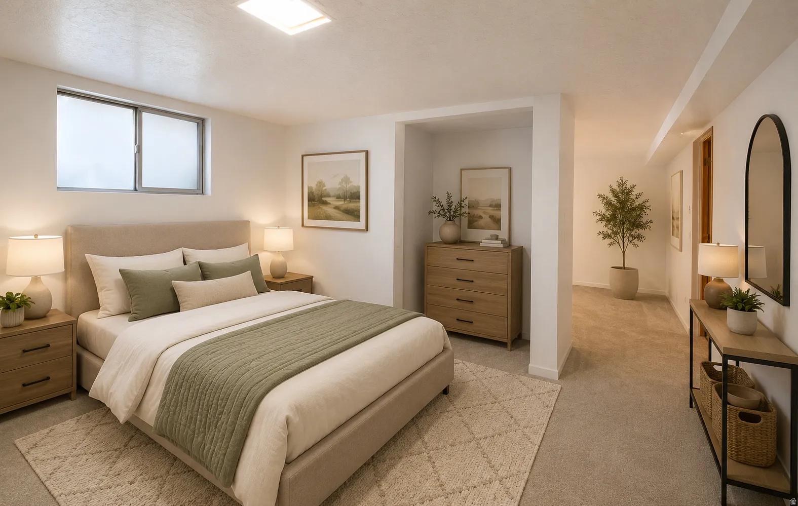 Guest Bedroom in Basement.