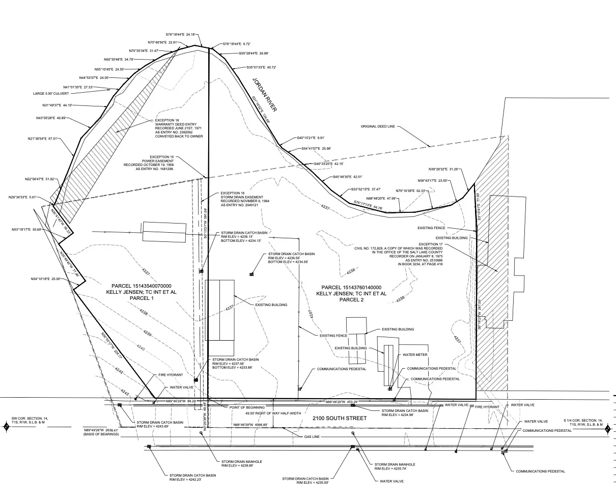 Survey map / technical document
