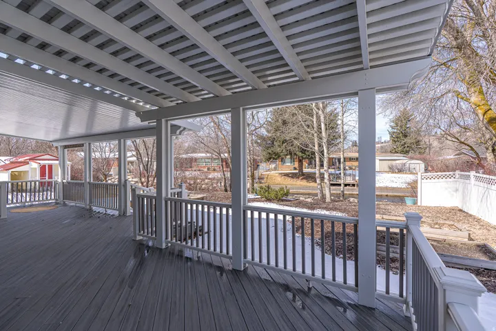View of deck