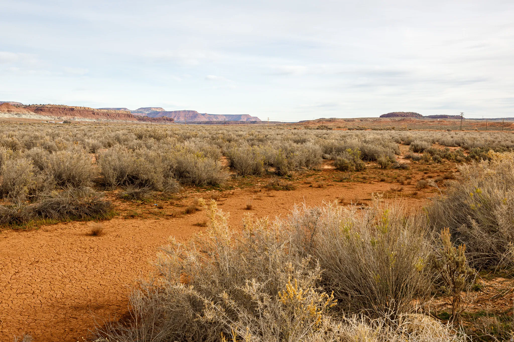 View of mountain background