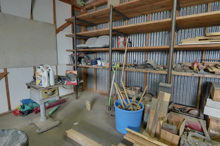 View of storage area