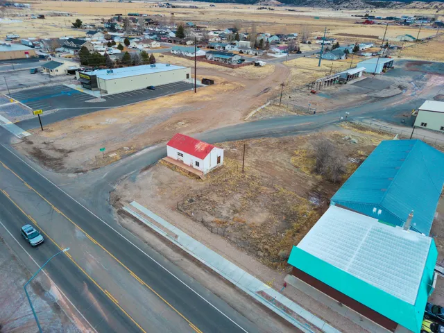 Bird's eye view of industrial structures