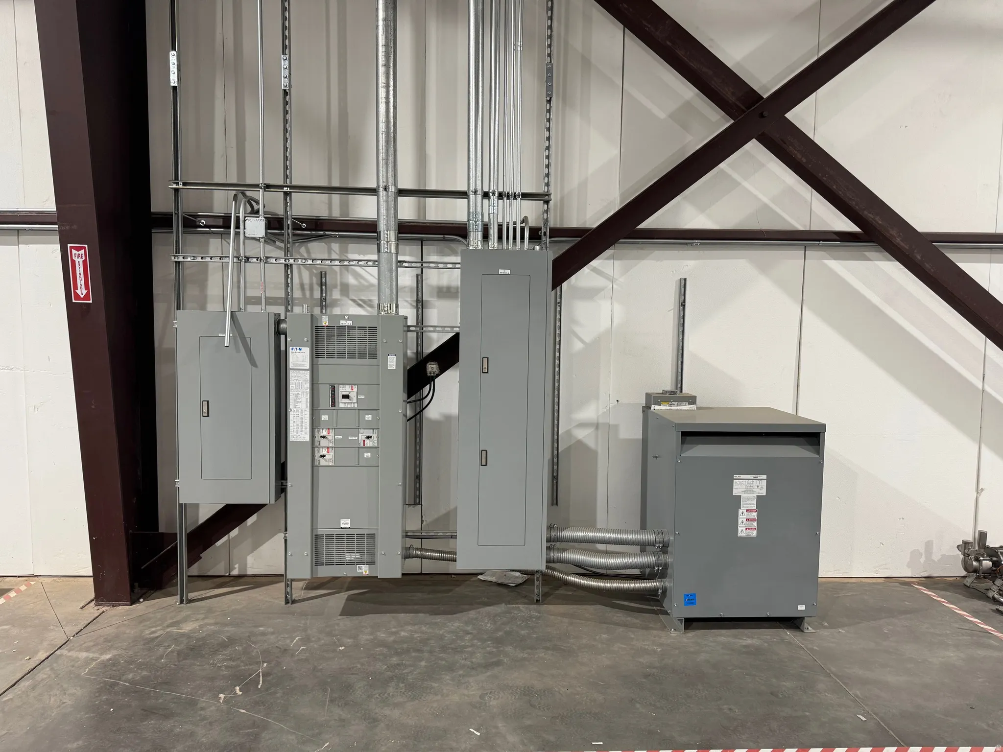 Utility room featuring electric panel