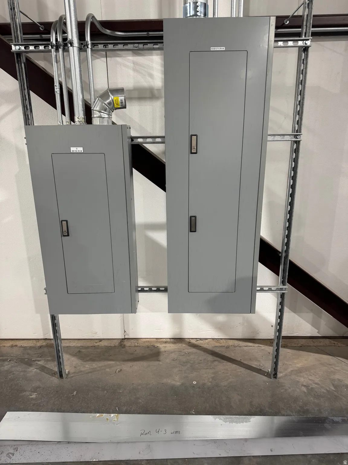 Utilities with electric panel