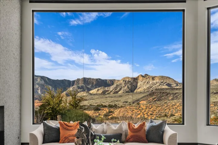 View of mountain background