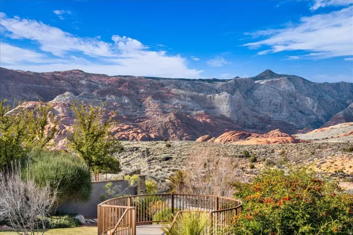 View of mountain backdrop