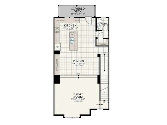 View of room layout