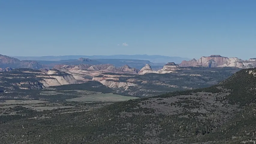 View of mountain background