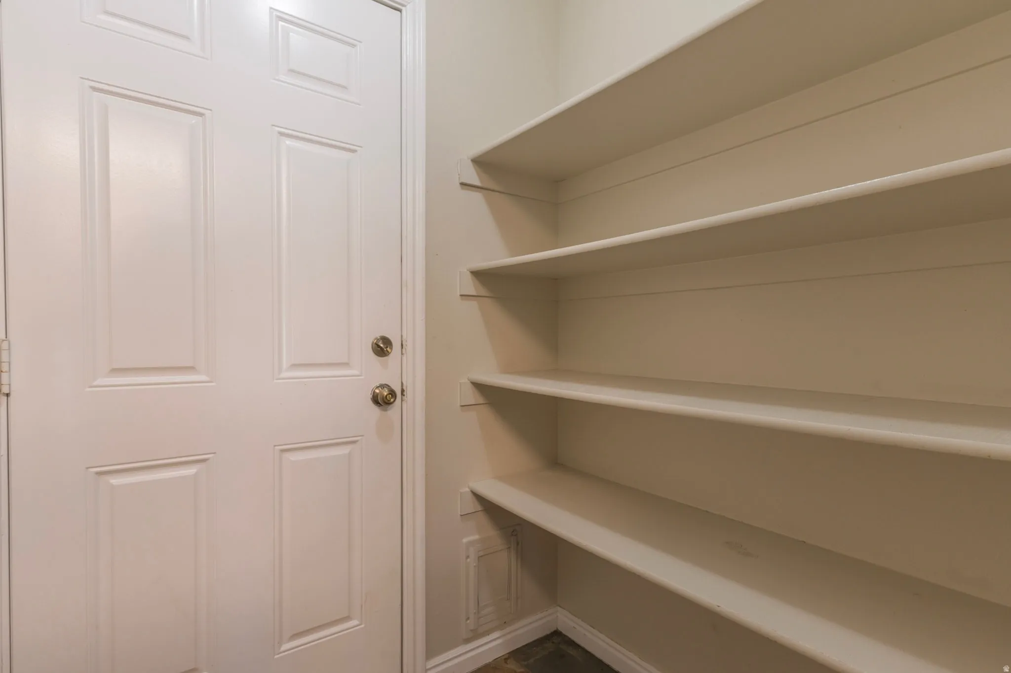 View of storage area