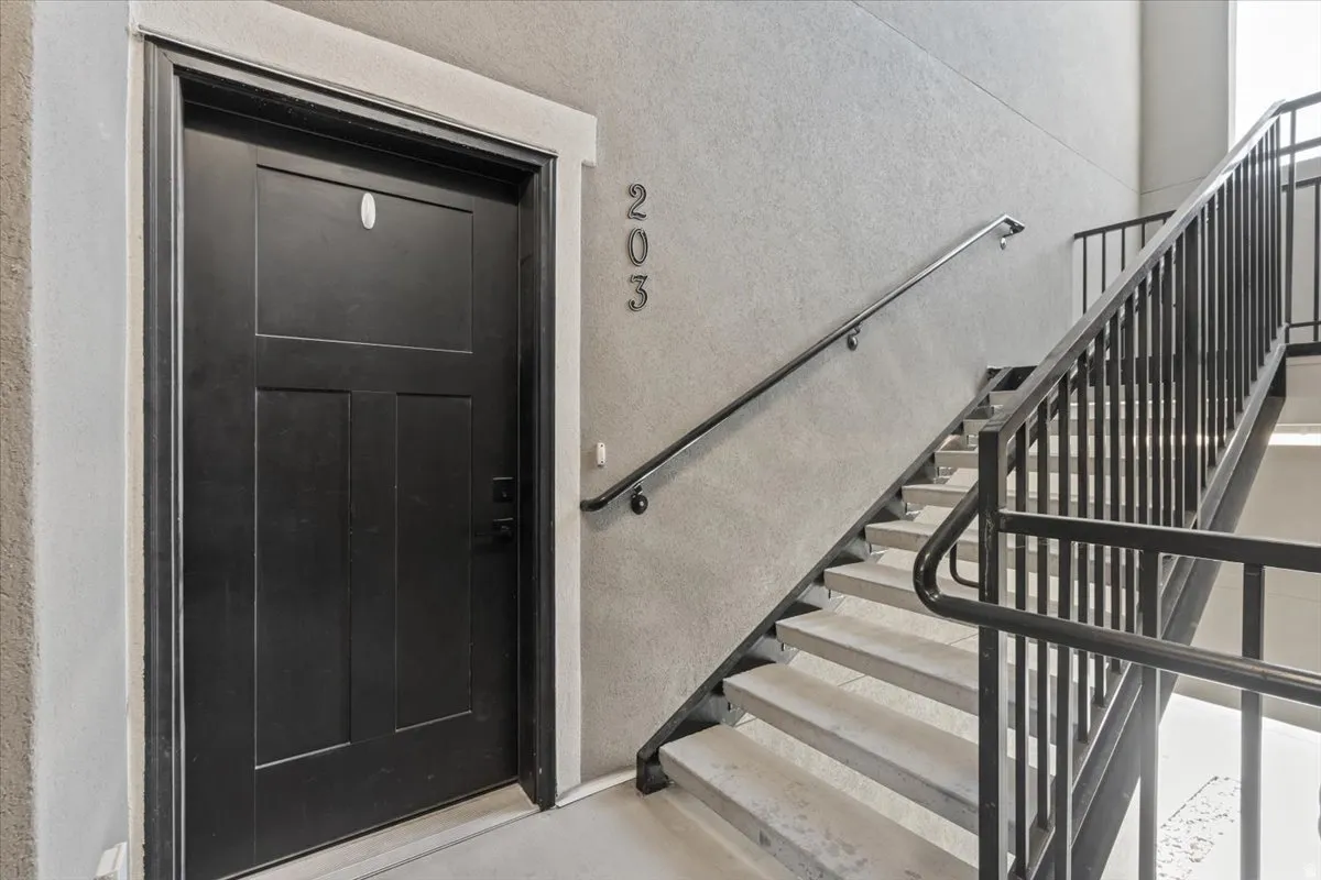 Doorway to property