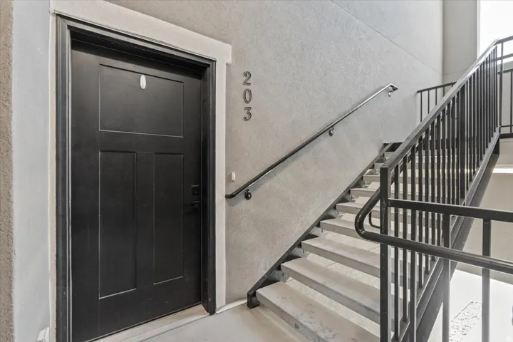 Doorway to property