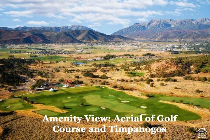 Manicured golf course greens and fairways