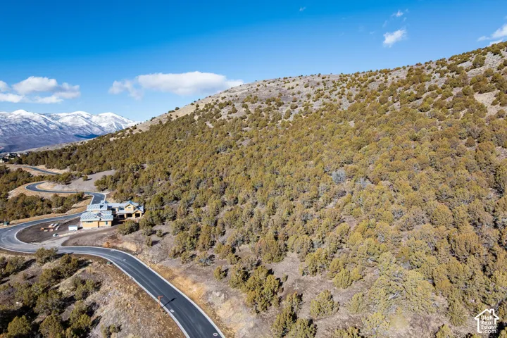 Mountainous terrain with natural vegetation