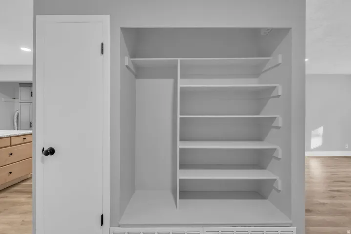 View of closet
