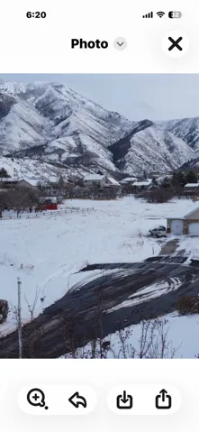 winter topography view