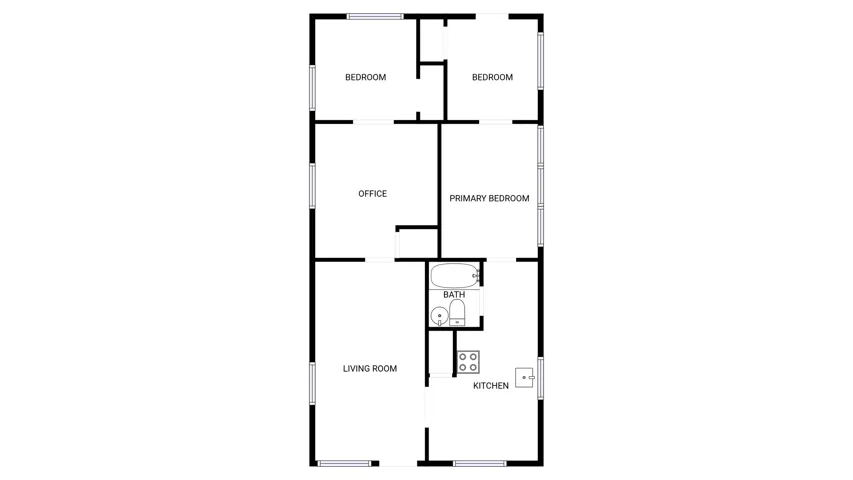 View of room layout