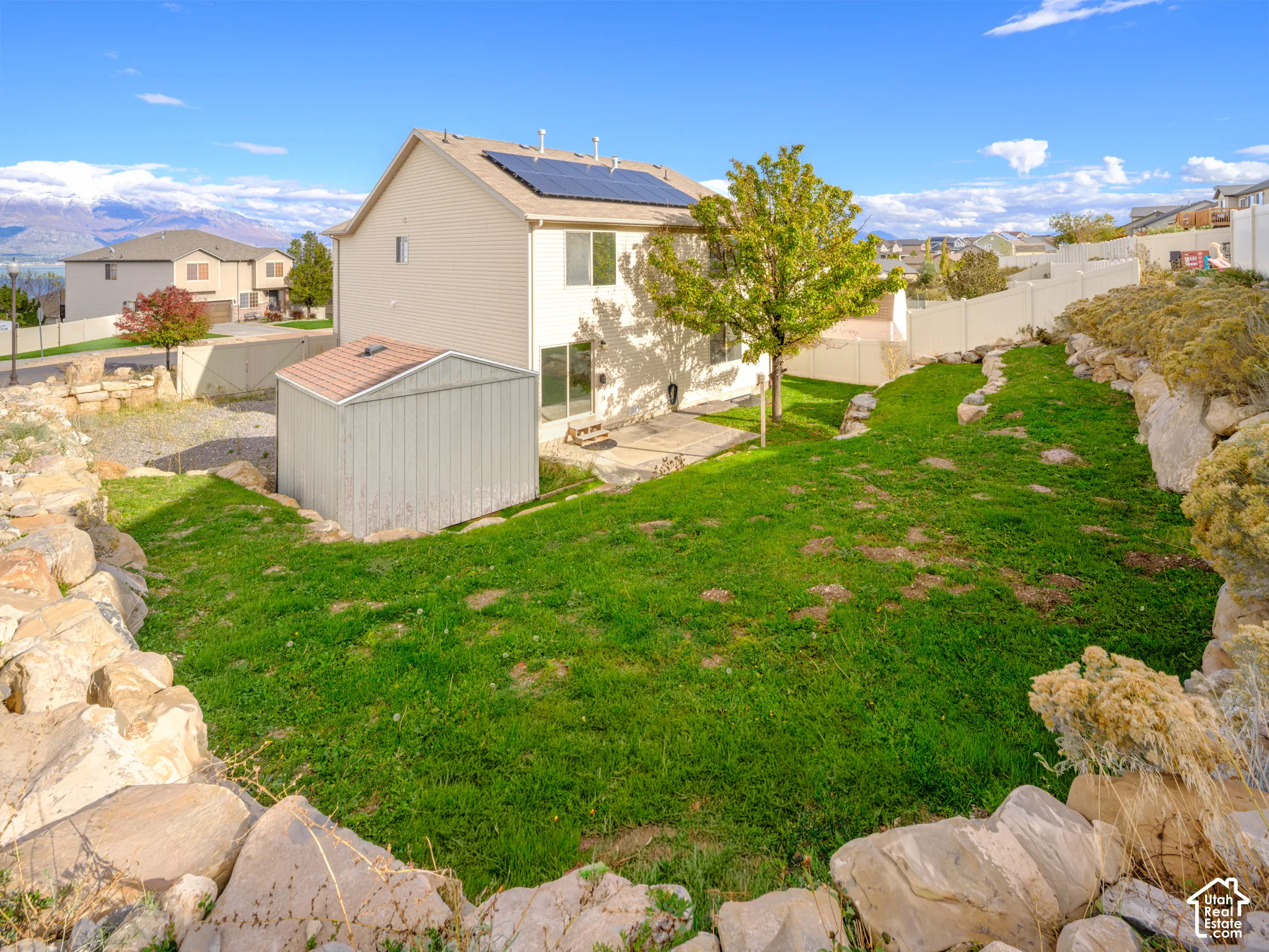 Rear view of property