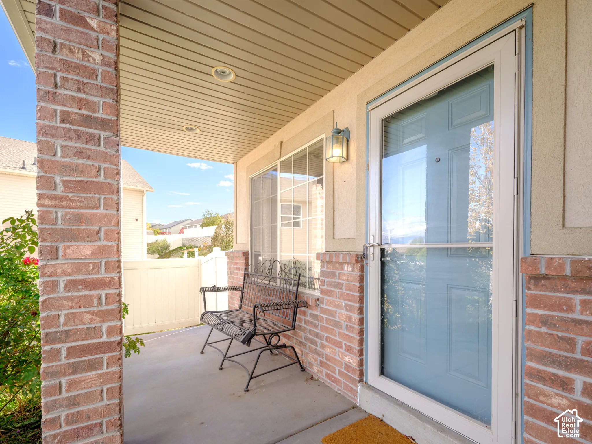 Welcoming front porch