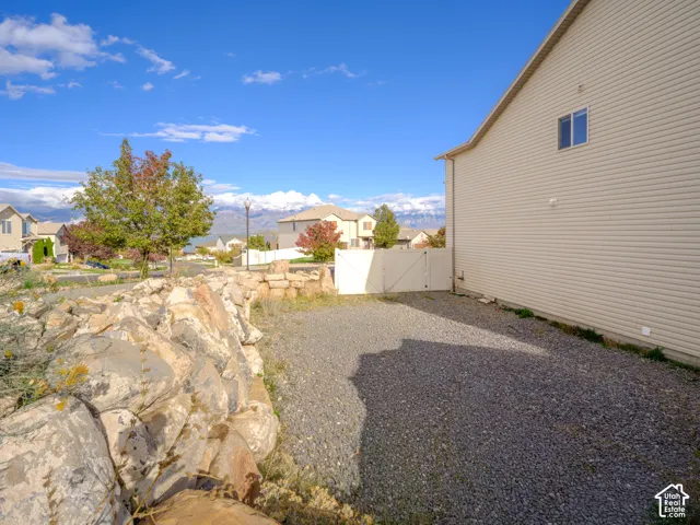 Fenced yard