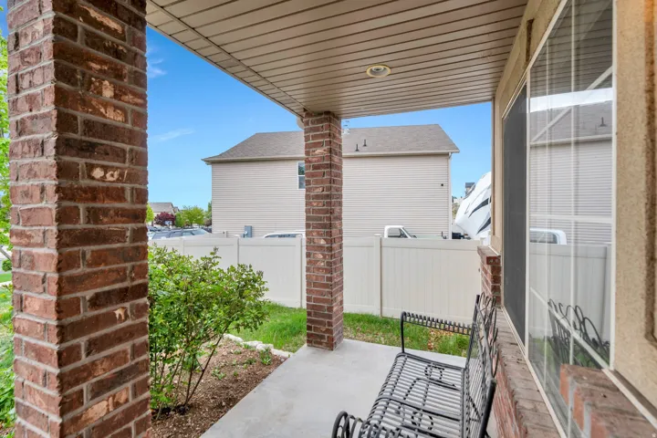 Welcoming front porch