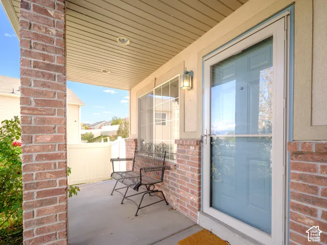 Welcoming front porch