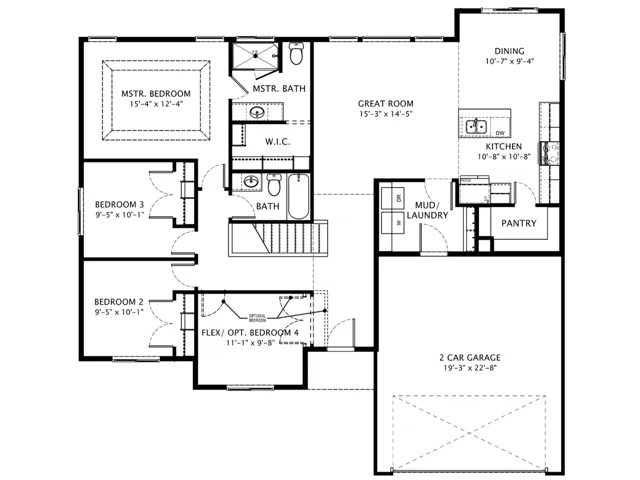 View of home floor plan