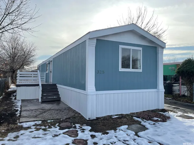 Snow covered property
